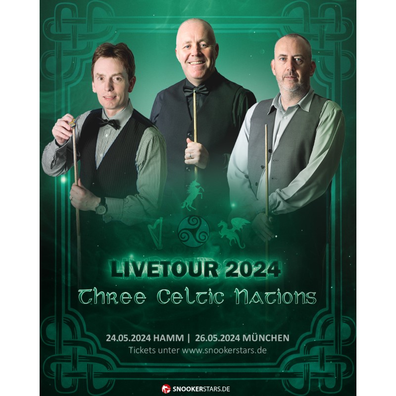 signiertes Poster Three Celtic Nations Tour